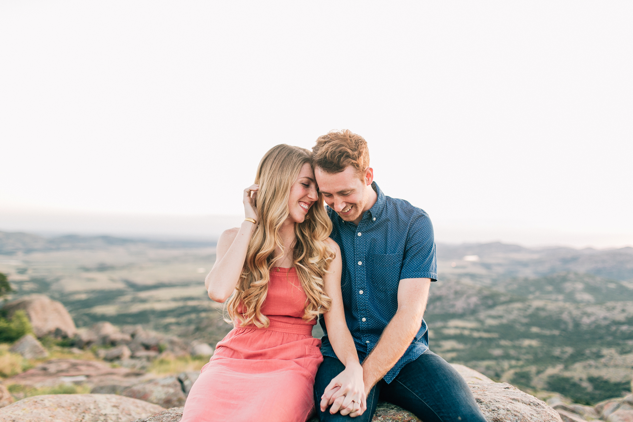 Wichita Mountains Wildlife Refuge Engagement Pictures by Emily N