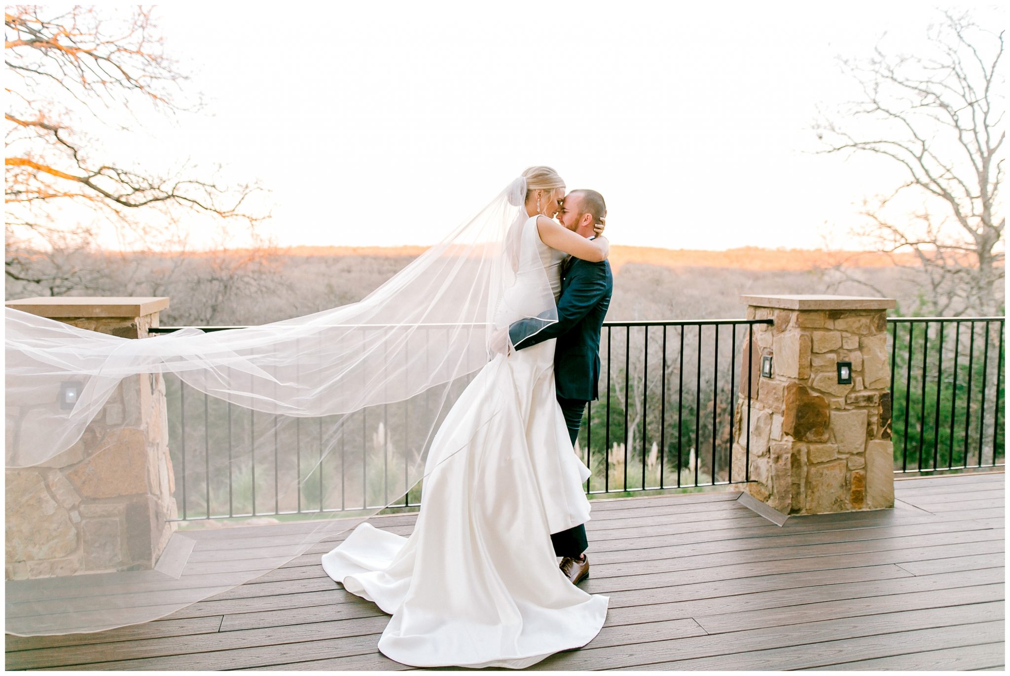 Elegant Winter Wedding at The Springs Denton Lodge